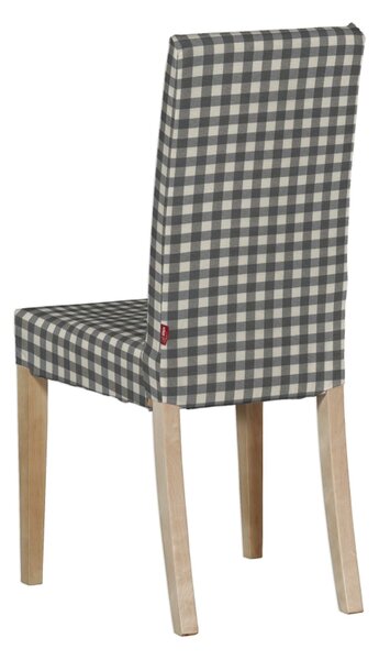 Potah na židli IKEA Harry, krátký barva šedá látka vzorované