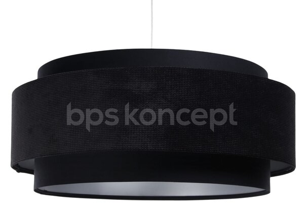 BPS koncept Závěsné svítidlo DOBLO, 1xE27, ø 60 cm Barva: Černá