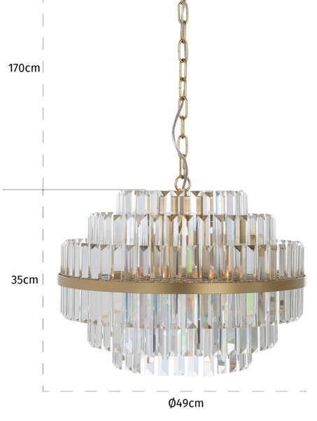 -25 % Dny MOMENTI– Richmond Křišťálový lustr Desire 49 cm