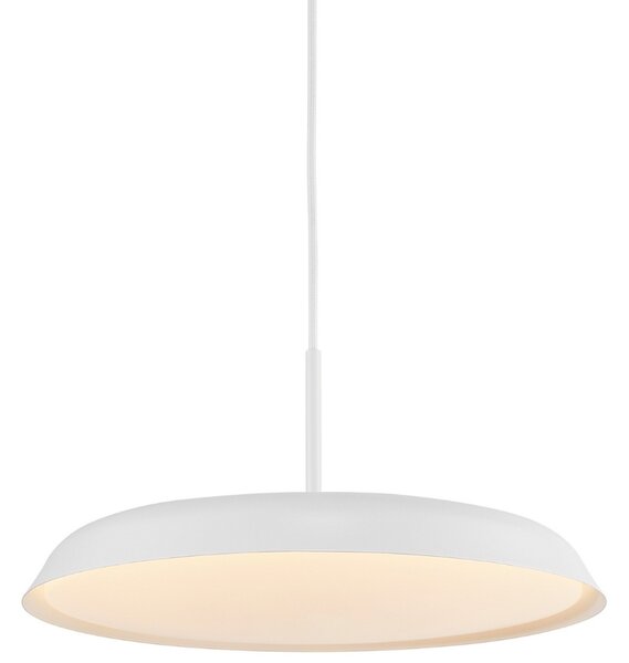 Nordlux Bílé kovové závěsné LED světlo Piso 36,5 cm