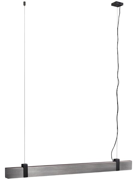 Nordlux Šedé kovové závěsné LED světlo Lilt 115 cm