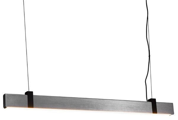 Nordlux Šedé kovové závěsné LED světlo Lilt 115 cm