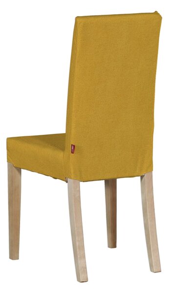 Potah na židli IKEA Harry, krátký barva žlutá látka pletený vzor