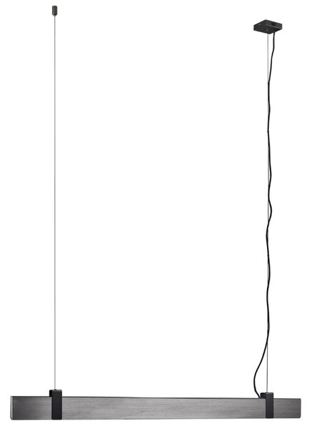 Nordlux Šedé kovové závěsné LED světlo Lilt 115 cm