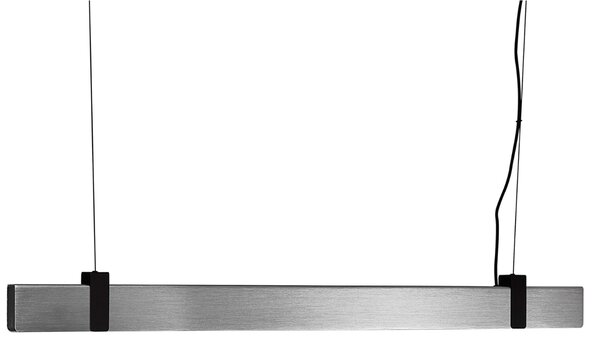 Nordlux Šedé kovové závěsné LED světlo Lilt 115 cm