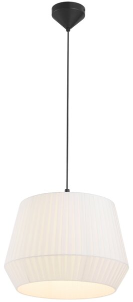 Nordlux Bílé bavlněné závěsné světlo Dicte 40 cm