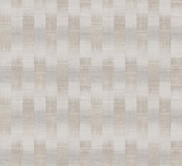 Vliesová tapeta s pruhy, šedá, béžová, imitace látky, RIC101, Serica, Masureel