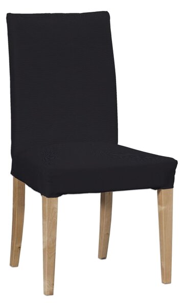 Potah na židli IKEA Henriksdal, krátký barva černá látka pletený vzor
