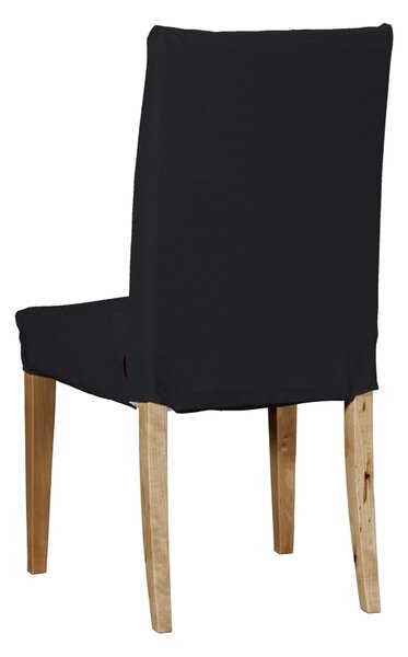 Potah na židli IKEA Henriksdal, krátký barva černá látka pletený vzor