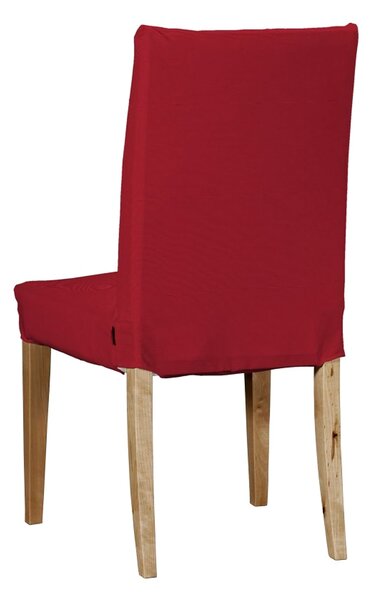 Potah na židli IKEA Henriksdal, krátký barva červená látka pletený vzor