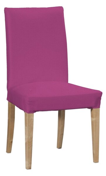 Potah na židli IKEA Henriksdal, krátký barva růžová látka pletený vzor