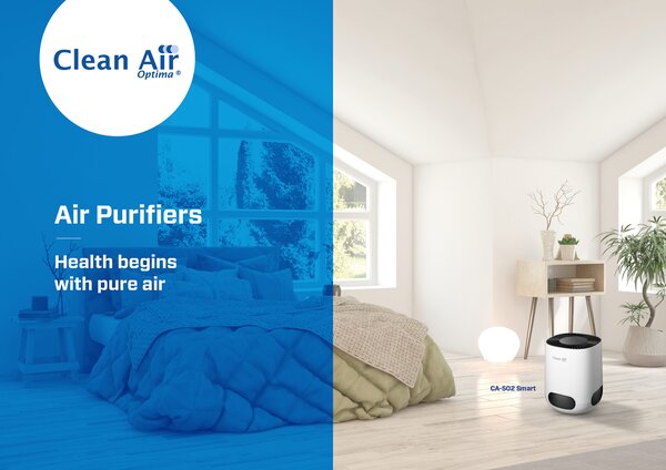 Inteligentní čistička vzduchu Clean Air Optima CA-502 Desktop Smart, HEPA, ionizátor