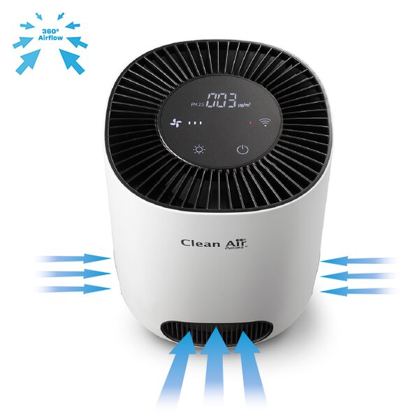 Inteligentní čistička vzduchu Clean Air Optima CA-502 Desktop Smart, HEPA, ionizátor