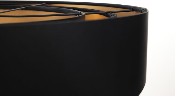 BPS koncept Stropní svítidlo TRINITI černý latex, 1xE27, ø 60 cm
