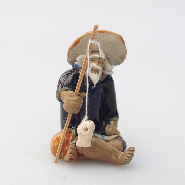 E-bonsai Keramická figurka - Rybář