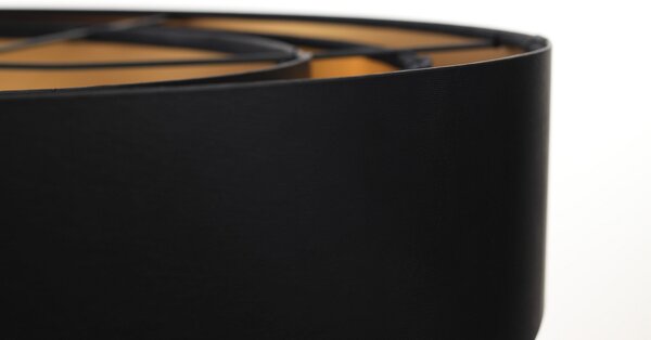 BPS koncept Stropní svítidlo TRINITI černý latex, 1xE27, ø 60 cm