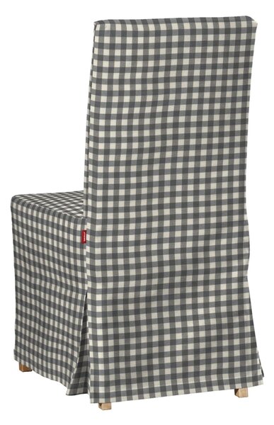 Potah na židli IKEA Henriksdal, dlouhý barva šedá látka vzorované