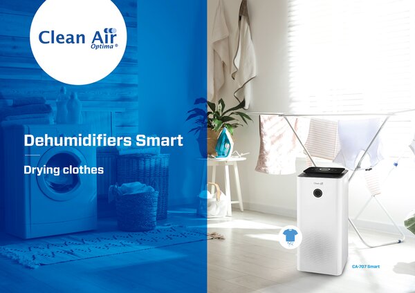 Odvlhčovač a čistička vzduchu Clean Air Optima CA-707 Smart