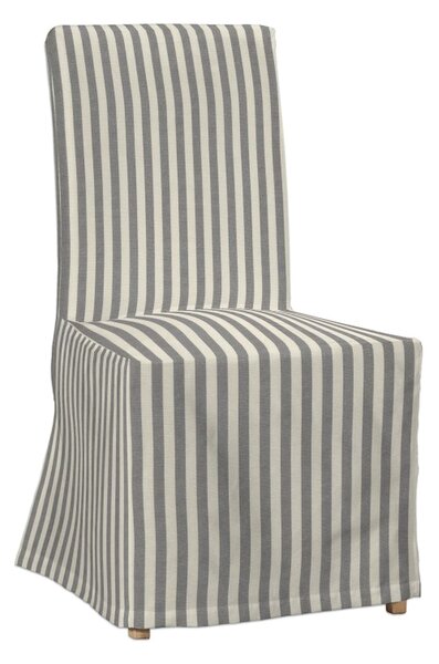 Potah na židli IKEA Henriksdal, dlouhý barva šedá látka vzorované
