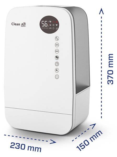 Zvlhčovač Clean Air Optima CA-607 Smart Barva: Černá