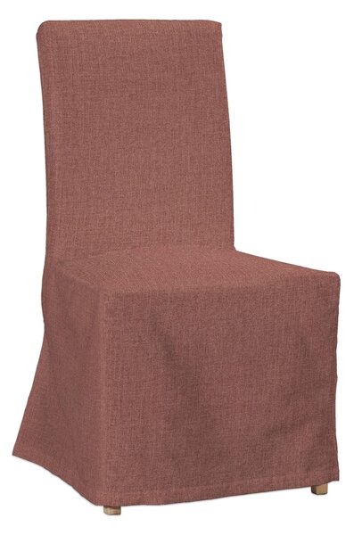 Potah na židli IKEA Henriksdal, dlouhý barva hnědá látka pletený vzor