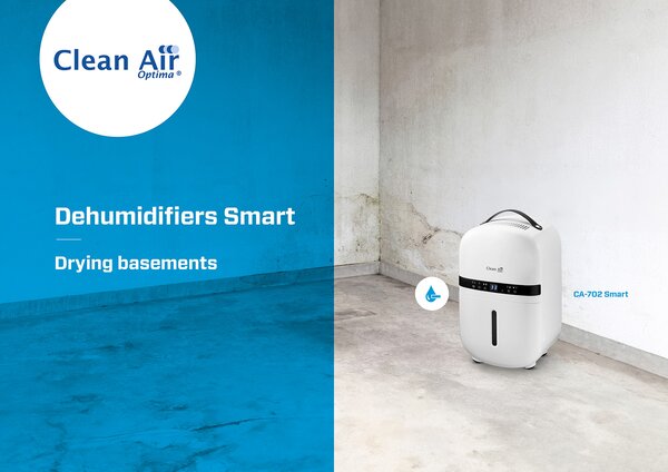 Odvlhčovač a čistička vzduchu Clean Air Optima CA-702 Smart