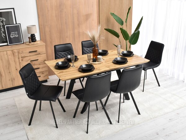 Židle Anda (černá). Akce -18%