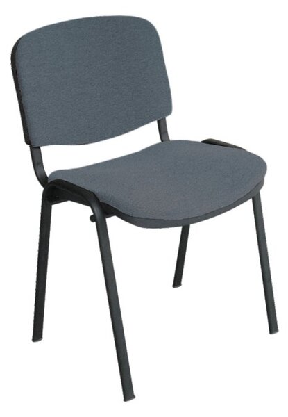 Konferenční židle v jednoduchém moderním provedení šedá ISO NEW