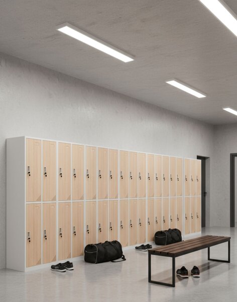 Kovová školní šatní skříň Stanford Wood