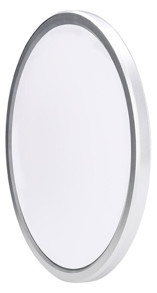 Solight LED osvětlení Acate s ochranou proti vlhkosti, IP54, 24W, 2160lm, 3CCT, 30cm, stříbrná WO826