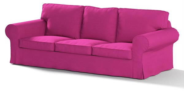 Potah na pohovku IKEA Ektorp 3-místná, rozkládací STARÝ MODEL PIXBO barva růžová látka pletený vzor