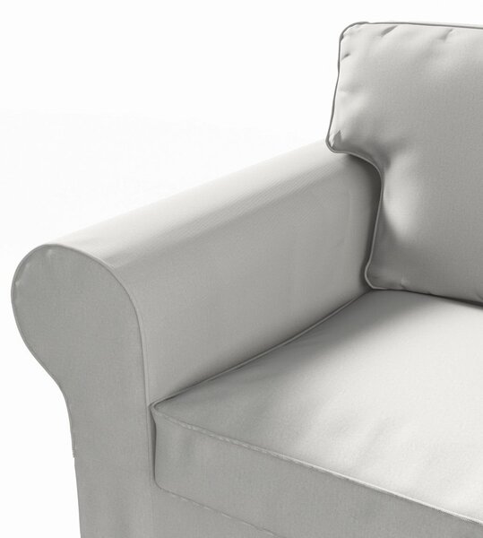 Potah na pohovku IKEA Ektorp 3-místná, nerozkládací barva šedá látka pletený vzor