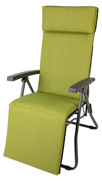 Livarno Home Relaxační křeslo s poduškou, zelená/antracitová (100344065)