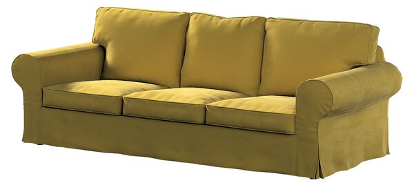 Potah na pohovku IKEA Ektorp 3-místná, nerozkládací barva zelená látka lesklé, sametová