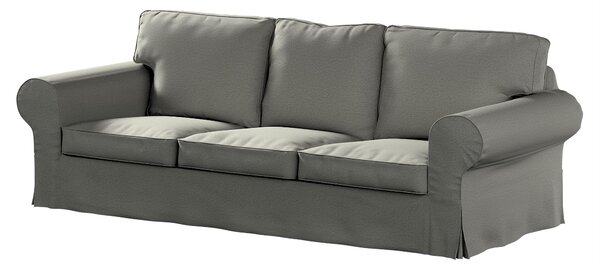 Potah na pohovku IKEA Ektorp 3-místná, nerozkládací barva šedá látka pletený vzor
