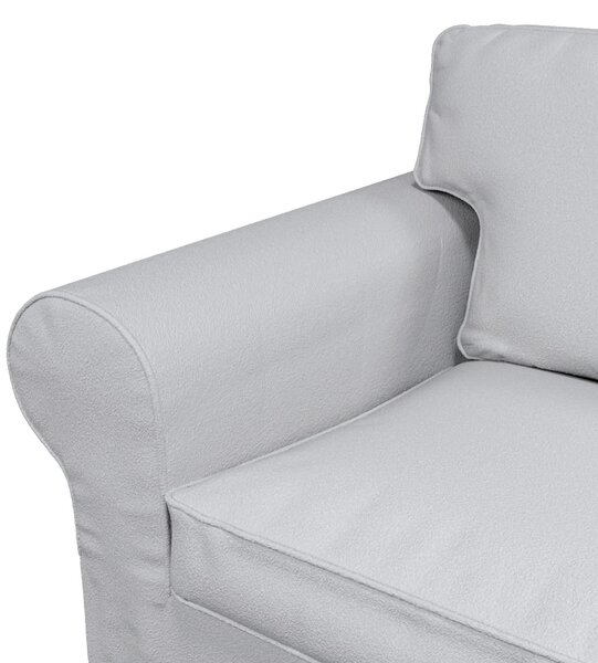 Potah na pohovku IKEA Ektorp 3-místná, nerozkládací barva bílá látka pletený vzor