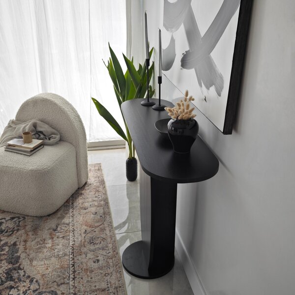 ASIR Konzolový stolek ELLITTICA antracit
