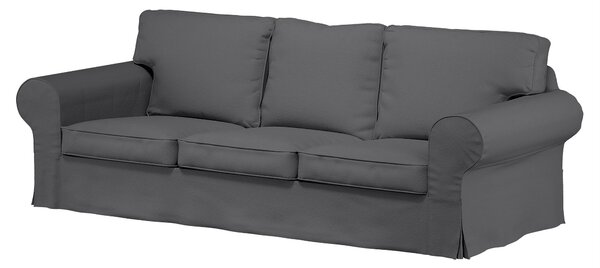 Potah na pohovku IKEA Ektorp 3-místná, nerozkládací barva šedá látka pletený vzor
