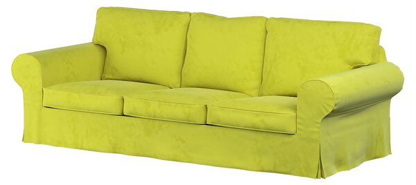 Potah na pohovku IKEA Ektorp 3-místná, nerozkládací barva zelená látka lesklé, sametová