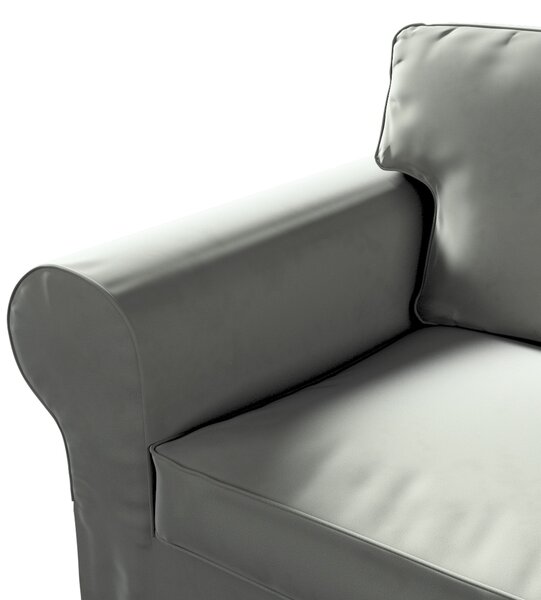 Potah na pohovku IKEA Ektorp 3-místná, nerozkládací barva šedá látka lesklé, sametová
