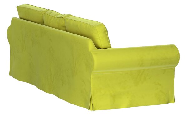 Potah na pohovku IKEA Ektorp 3-místná, nerozkládací barva zelená látka lesklé, sametová