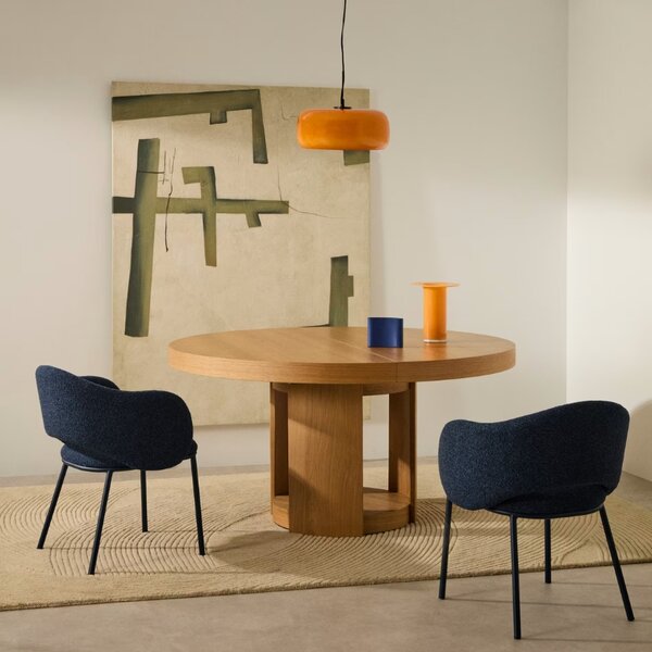 Dubový rozkládací jídelní stůl Kave Home Artis 150/200 x 150 cm