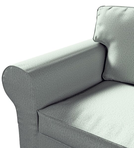 Potah na pohovku IKEA Ektorp 3-místná, nerozkládací barva zelená látka pletený vzor