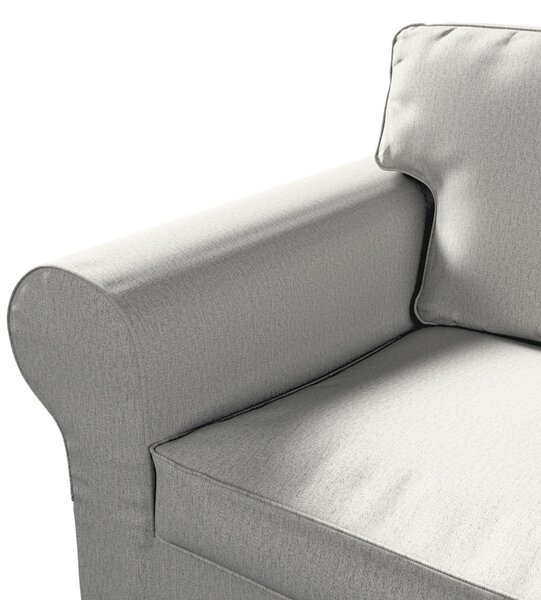 Potah na pohovku IKEA Ektorp 3-místná, nerozkládací barva šedá látka pletený vzor
