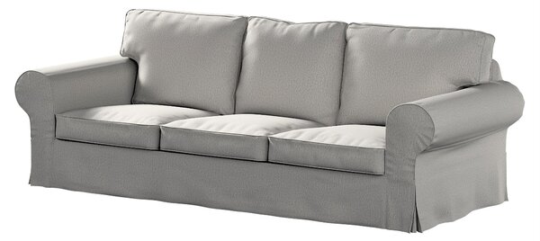 Potah na pohovku IKEA Ektorp 3-místná, nerozkládací barva šedá látka pletený vzor