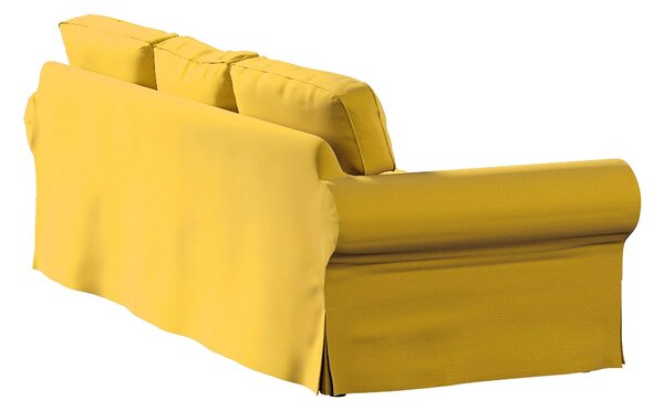 Potah na pohovku IKEA Ektorp 3-místná, nerozkládací barva žlutá látka sametová