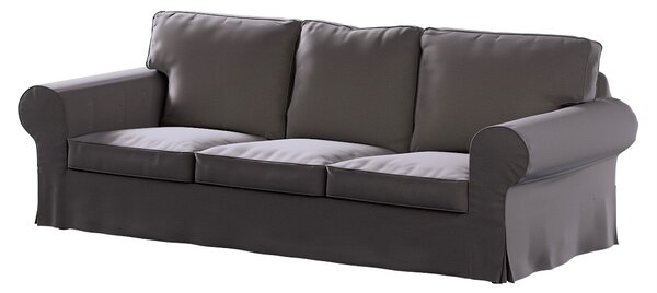 Potah na pohovku IKEA Ektorp 3-místná, nerozkládací barva hnědá látka sametová