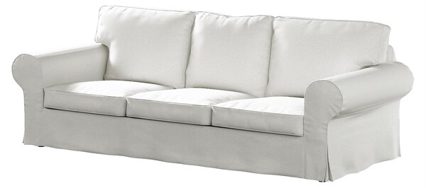Potah na pohovku IKEA Ektorp 3-místná, nerozkládací barva krémová látka pletený vzor