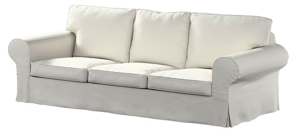 Potah na pohovku IKEA Ektorp 3-místná, nerozkládací barva šedá látka pletený vzor