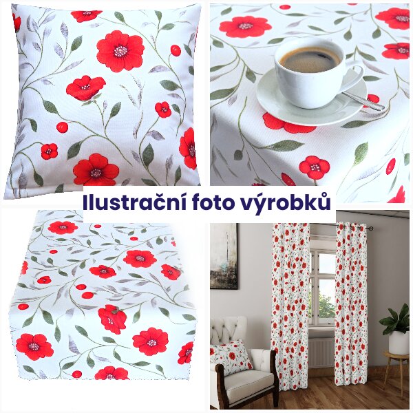 Dekorační látka SOFT 25184-101 bez obšití 150